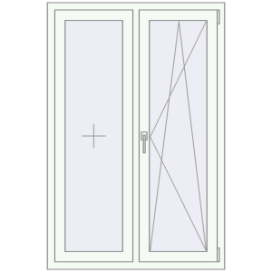 Купити Вікна 1000x1500 мм REHAU Euro 70
