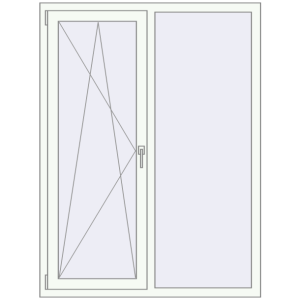 Купити Вікна 1200x1600 мм REHAU Euro 60 Білий (RAL 9016) з двох сторін