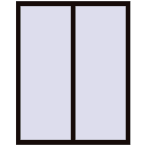 Купити Вікна 1200x1500 мм REHAU Euro 60 BLACK_BROWN з двох сторін