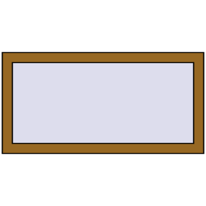Купити Вікна 1000x500 мм REHAU Euro 60 LIGHT_OAK з двох сторін