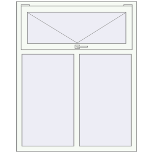 Купити Вікна 1120x1400 мм REHAU Brillant-Design Білий (RAL 9016) з двох сторін