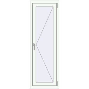 Купити Вікна 500x1500 мм REHAU Brillant-Design Білий (RAL 9016) з двох сторін