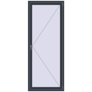 Купити Вікна 900x2200 мм REHAU SYNEGO MD ANTHRACITE_GREY_STRUKTURAL з двох сторін
