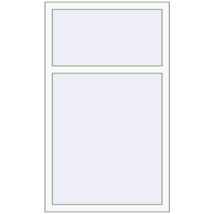 Купити Вікна 850x1400 мм REHAU Euro 60 Білий (RAL 9016) з двох сторін