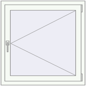 Купити Вікна 850x910 мм REHAU Euro 60