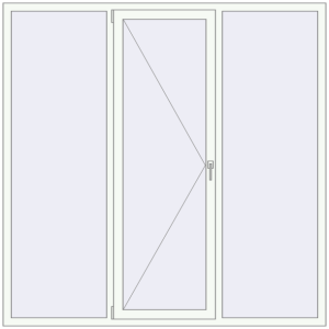 Купити Вікна 2000x2000 мм REHAU SYNEGO MD Білий (RAL 9016) з двох сторін