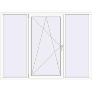 Купити Вікна 2000x1500 мм REHAU Euro 70 Білий (RAL 9016) з двох сторін