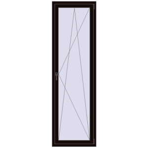 Купити Вікна 700x2300 мм REHAU Euro 70 BLACK_BROWN з двох сторін