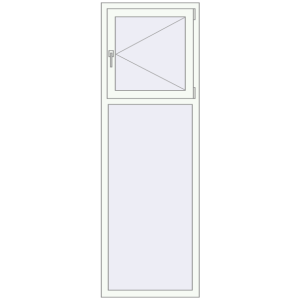 Купити Вікна 700x2100 мм Altest Pony 375 RAL 9016 Traffic white з двох сторін