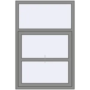 Купити Вікна 1000x1500 мм Altest Pony 375 RAL 9007 Grey aluminium з двох сторін