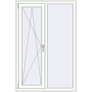 Купити Вікна 1000x1500 мм REHAU Euro 70