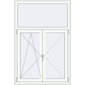 Купити Вікна 1000x1500 мм REHAU Brillant-Design Білий (RAL 9016) з двох сторін