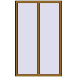 Купити Вікна 1100x1800 мм REHAU Euro 60 LIGHT_OAK з двох сторін