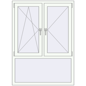 Купити Вікна 1100x1500 мм REHAU Brillant-Design