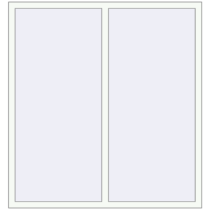 Купити Вікна 1500x1600 мм REHAU Euro 60 Білий (RAL 9016) з двох сторін