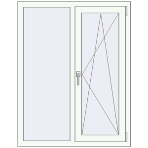 Купити Вікна 980x1250 мм REHAU Euro 60