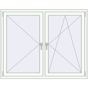 Купити Вікна 1500x1200 мм REHAU Euro 60 Білий (RAL 9016) з двох сторін