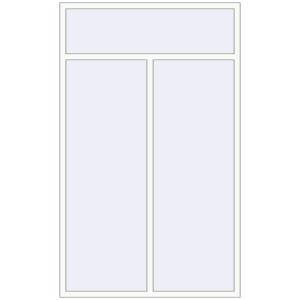 Купити Вікна 1500x2450 мм REHAU Brillant-Design BLACK_BROWN ззовні