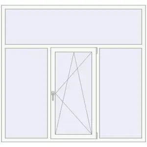 Купити Вікна 1900x1800 мм REHAU Euro 70 Білий (RAL 9016) з двох сторін