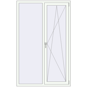 Купити Вікна 1200x1900 мм REHAU Euro 70 Білий (RAL 9016) з двох сторін