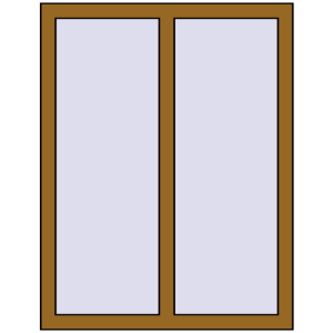 Купити Вікна 850x1100 мм REHAU Euro 60 LIGHT_OAK з двох сторін