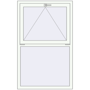 Купити Вікна 920x1470 мм REHAU Brillant-Design Білий (RAL 9016) з двох сторін