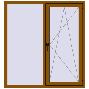 Купити Вікна 1300x1400 мм REHAU Euro 60