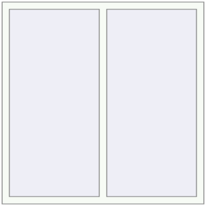 Купити Вікна 1350x1350 мм REHAU SYNEGO MD Білий (RAL 9016) з двох сторін