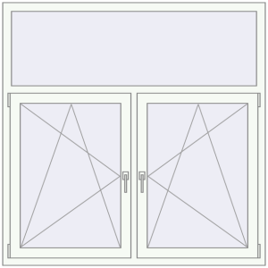 Купити Вікна 1500x1500 мм REHAU Euro 70