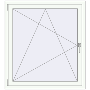 Купити Вікна 1000x1100 мм REHAU SYNEGO MD Білий (RAL 9016) з двох сторін