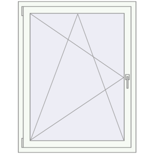 Купити Вікна 1000x1250 мм REHAU SYNEGO MD Білий (RAL 9016) з двох сторін