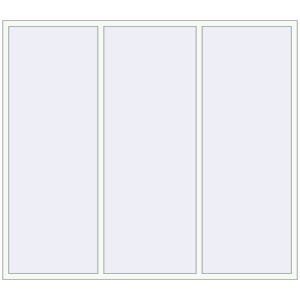 Купити Вікна 2500x2200 мм Altest Pony 375 RAL 9016 Traffic white з двох сторін