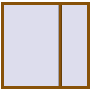Купити Вікна 1490x1460 мм REHAU SYNEGO MD GOLDEN OAK з двох сторін
