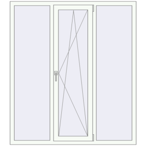 Купити Вікна 1500x1700 мм REHAU Euro 60 Білий (RAL 9016) з двох сторін