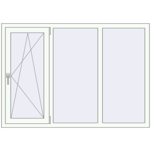 Купити Вікна 1610x1130 мм REHAU Euro 70 Білий (RAL 9016) з двох сторін