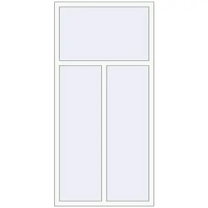 Купити Вікна 1010x2070 мм REHAU Brillant-Design Білий (RAL 9016) з двох сторін