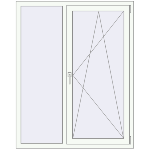 Купити Вікна 1200x1500 мм REHAU Euro 70 Білий (RAL 9016) з двох сторін