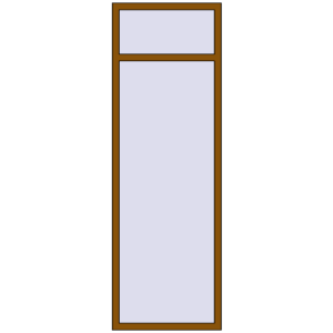 Купити Вікна 800x2400 мм REHAU Euro 60 GOLDEN OAK з двох сторін