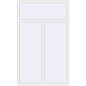 Купити Вікна 1320x2160 мм REHAU Brillant-Design Білий (RAL 9016) з двох сторін
