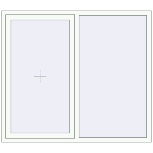 Купити Вікна 1600x1400 мм REHAU Euro 60 Білий (RAL 9016) з двох сторін