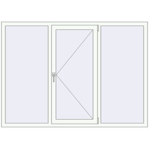 Купити Вікна 1890x1360 мм REHAU Euro 70 Білий (RAL 9016) з двох сторін