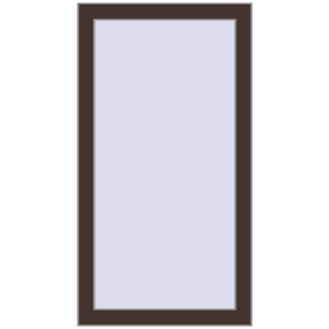 Купити Вікна 500x1000 мм Altest Pony 375 RAL 8017 Chocolate brown з двох сторін