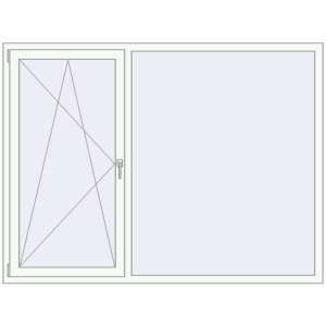 Купити Вікна 2000x1500 мм REHAU Euro 60 Білий (RAL 9016) з двох сторін