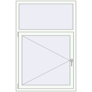 Купити Вікна 1000x1500 мм REHAU Brillant-Design Білий (RAL 9016) з двох сторін