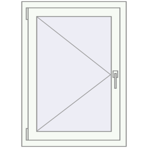 Купити Вікна 700x1000 мм REHAU Euro 70 Білий (RAL 9016) з двох сторін