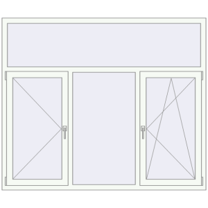 Купити Вікна 1900x1600 мм REHAU Euro 70 Білий (RAL 9016) з двох сторін