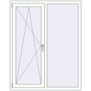 Купити Вікна 1200x1500 мм REHAU SYNEGO MD Білий (RAL 9016) з двох сторін