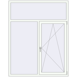 Купити Вікна 1500x1900 мм REHAU Euro 70 Білий (RAL 9016) з двох сторін