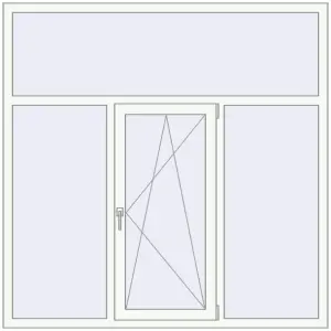Купити Вікна 1750x1750 мм REHAU Euro 60 Білий (RAL 9016) з двох сторін