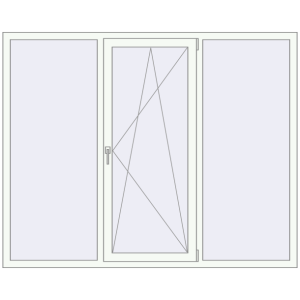 Купити Вікна 2000x1600 мм REHAU Euro 60 Білий (RAL 9016) з двох сторін